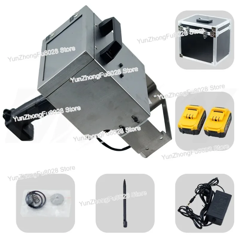 150*80mm Portable Metal Industrial Dot Peen Engraving Marking Machine for Vin Number Car Phassis Print