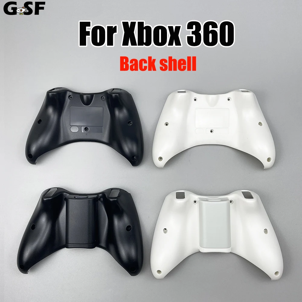 Plastic Black White Housing Shell Case For Xbox 360 Wireless/wired Controller Back Cover