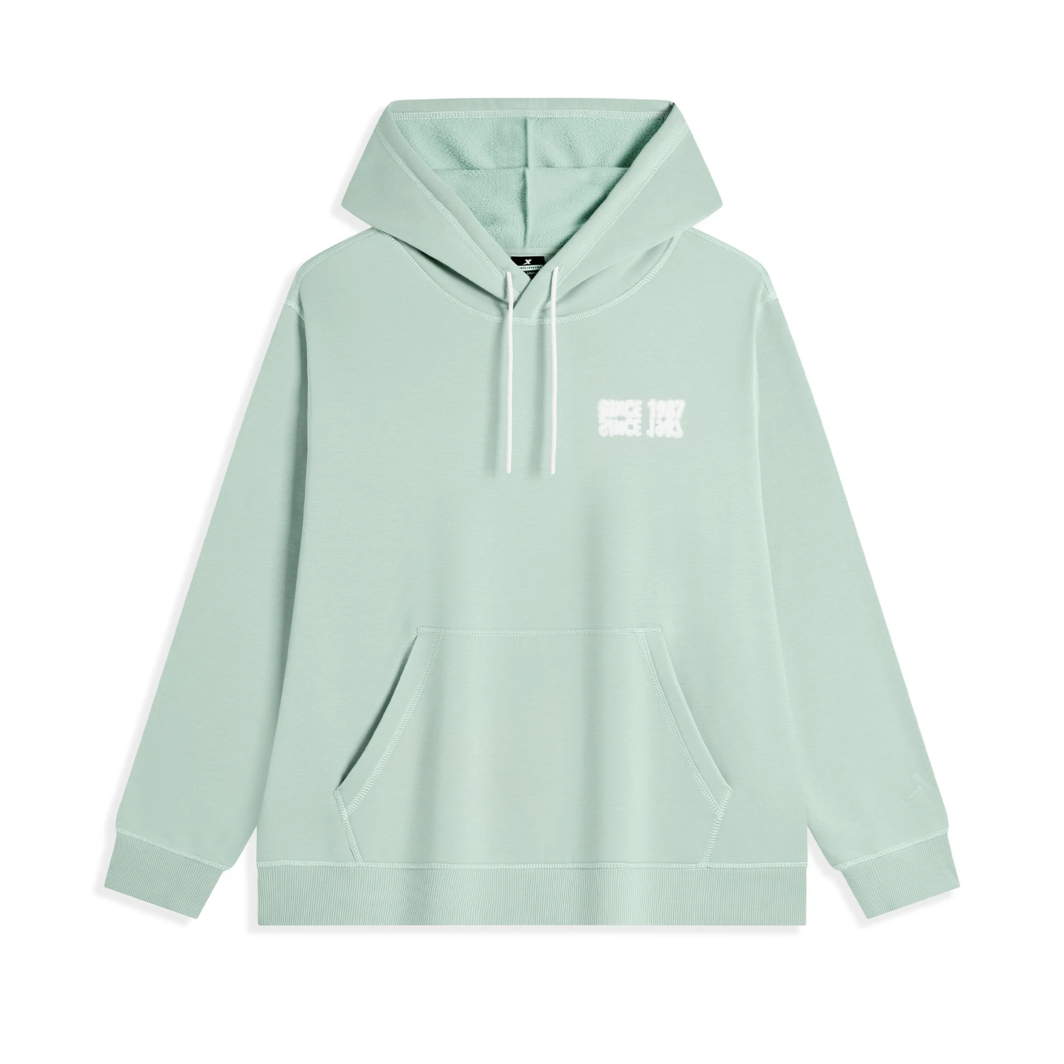 Xtep Pullover Sweater For Men And Women 2024 Winter Hooded Hoodie Trendy Retro Comfortable Tops 876427930126