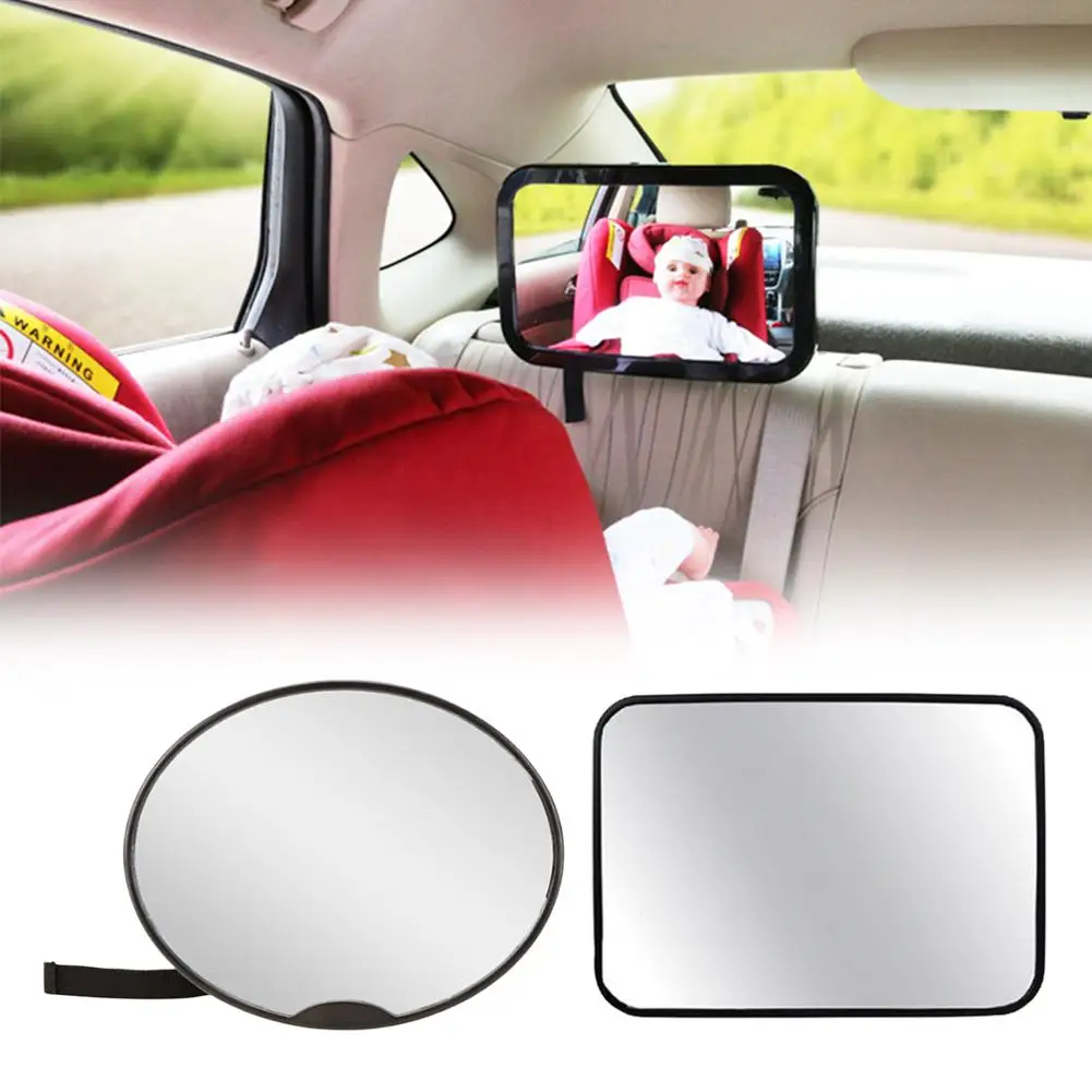Car Baby Mirror Back Seat Child View Baby Mirror Anti-Glare Surface Car Baby Rearview Mirror For Parents Driving Safety