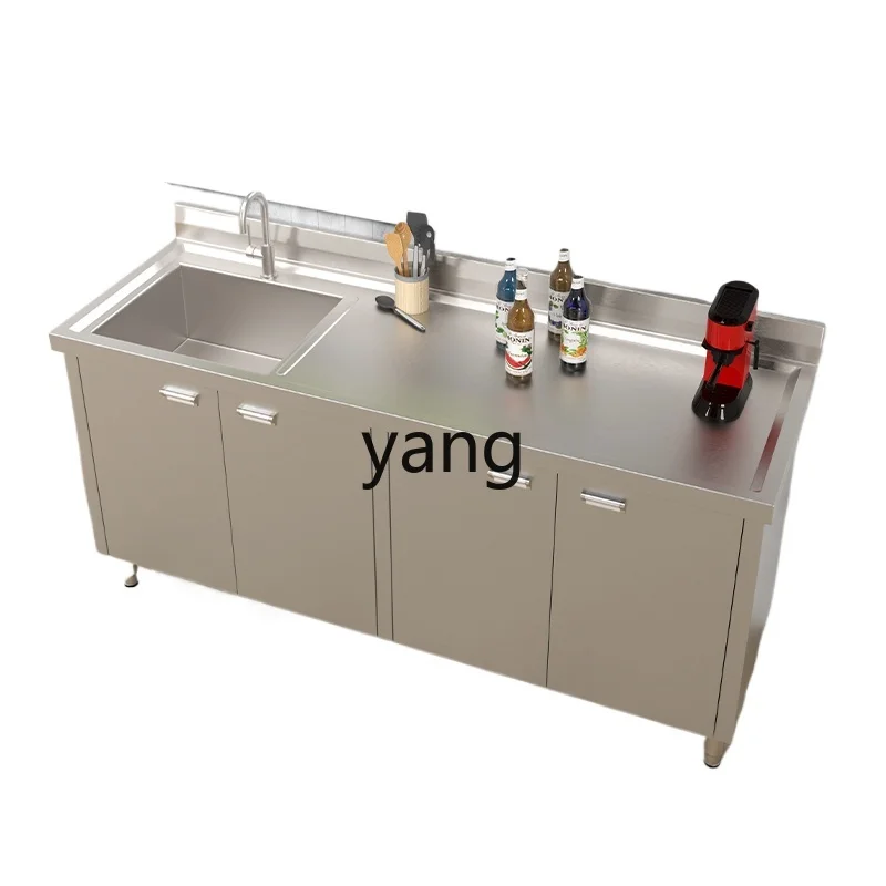 LTT kitchen integral stainless steel cabinet sink basin