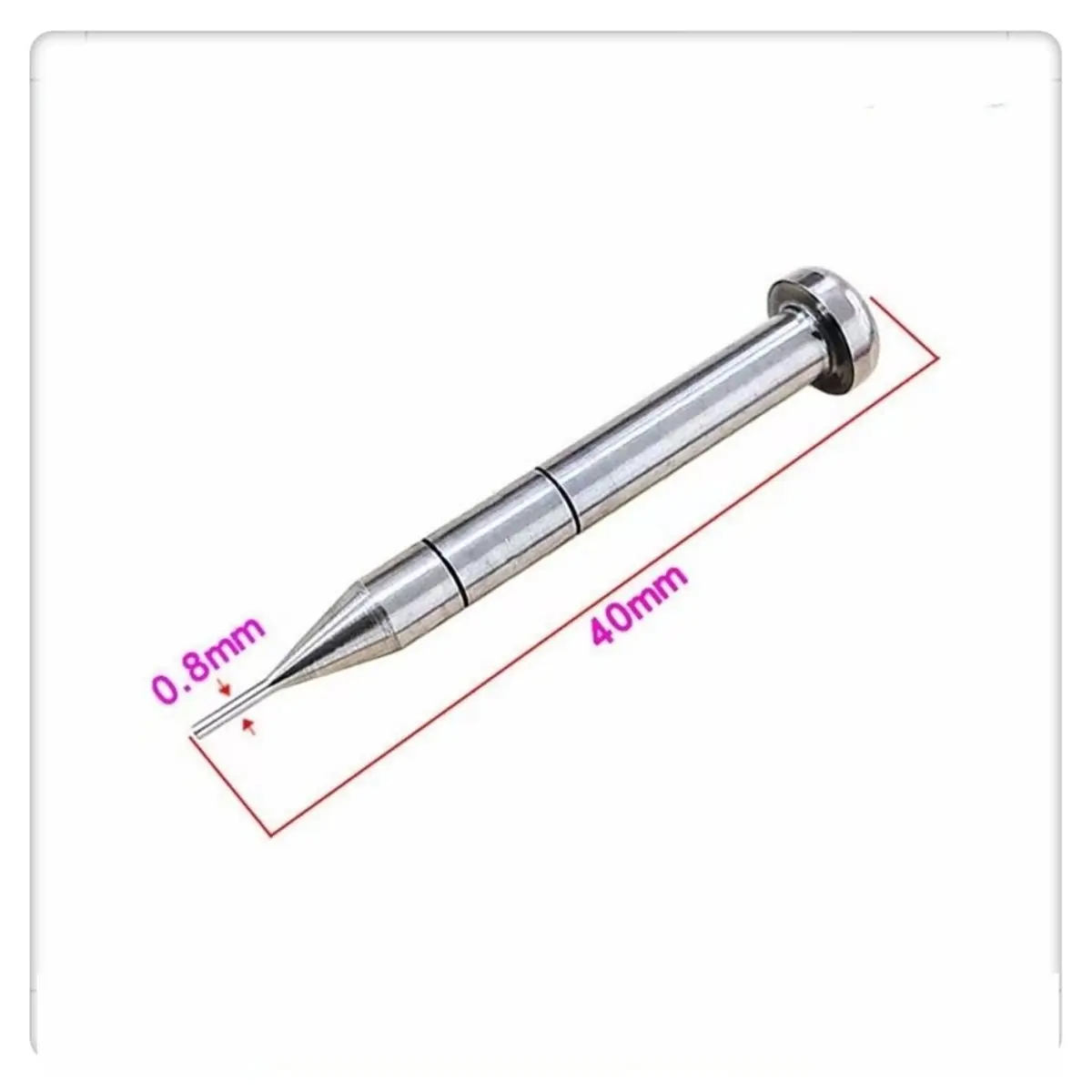 3pcs Watch Strap Punch Needle Wristband Adjusting Removal Tool 0.8mm Watch Repair Accessory Adjusting Removal Tool [2026 MOCC]