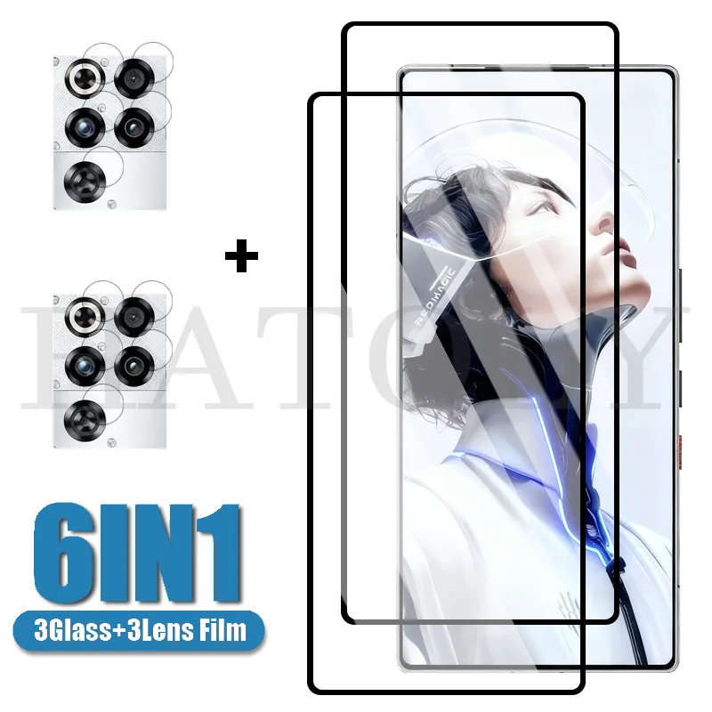 ل RedMagic 11 Pro Plus الزجاج ل RedMagic 11 Pro Plus شاشة الزجاج المقسى فيلم الكاميرا ل RedMagic11 11 Pro Plus