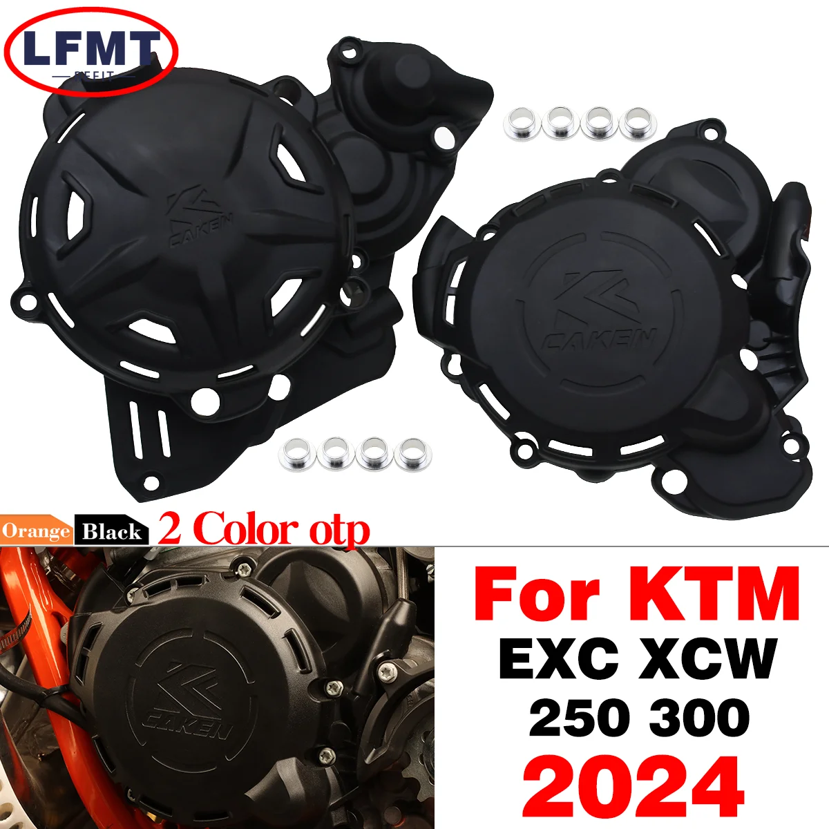 

New 2024 For KTM EXC XCW XC-W 250 300 TPI Clutch Protector Ignition Guard Cover PRO 2T For Husqvarna TE TE For GasGas MC EX EC