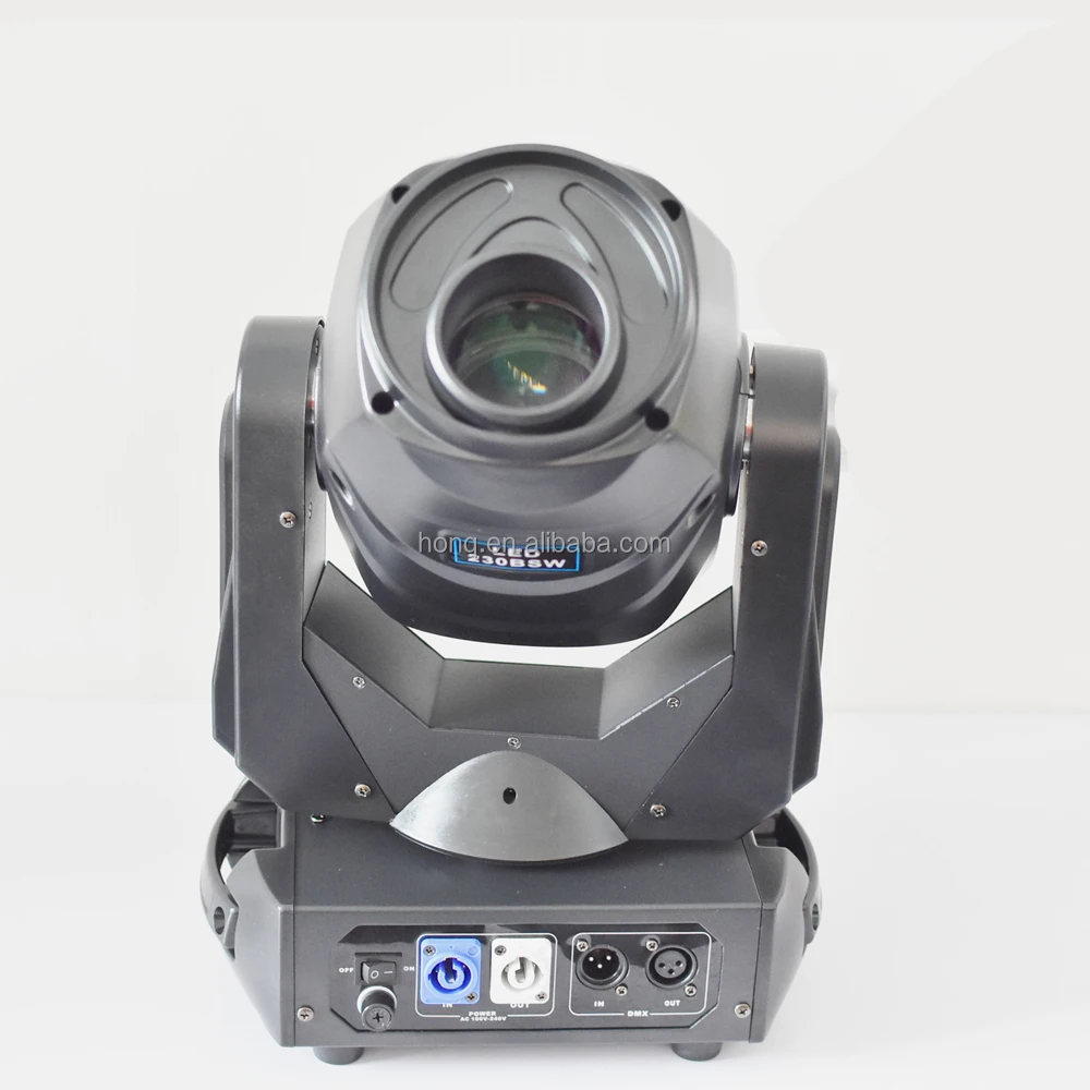 230W 3-in-1 LED Spot/Wash/Beam Moving Head Light With Double Prism T6+8 DMX512/Sound-Activated Control 16CH