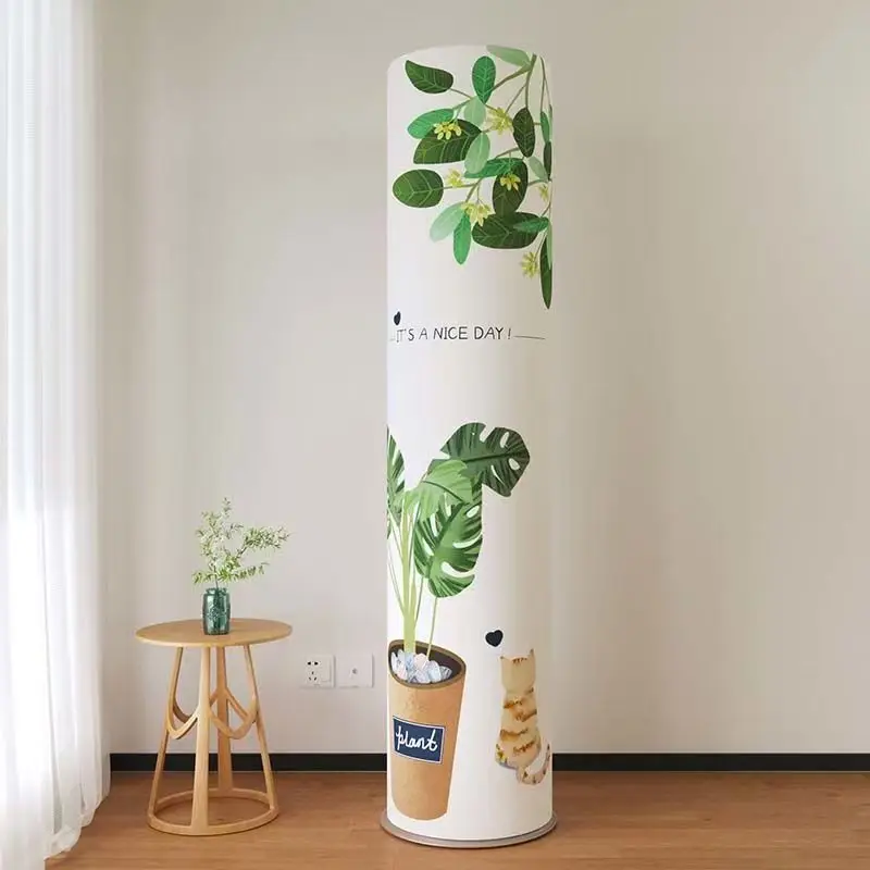 

Vertical air conditioner dust cover Cylindrical cabinet machine Round full cover dust proof round air conditioner cover