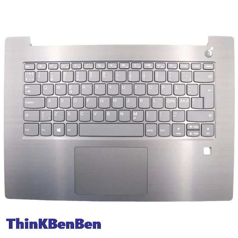 

NDC Nordic Iron Gray Keyboard Upper Case Palmrest Shell Cover For Lenovo V330 14 14IKB 14ISK 14ARR 5CB0Q64219
