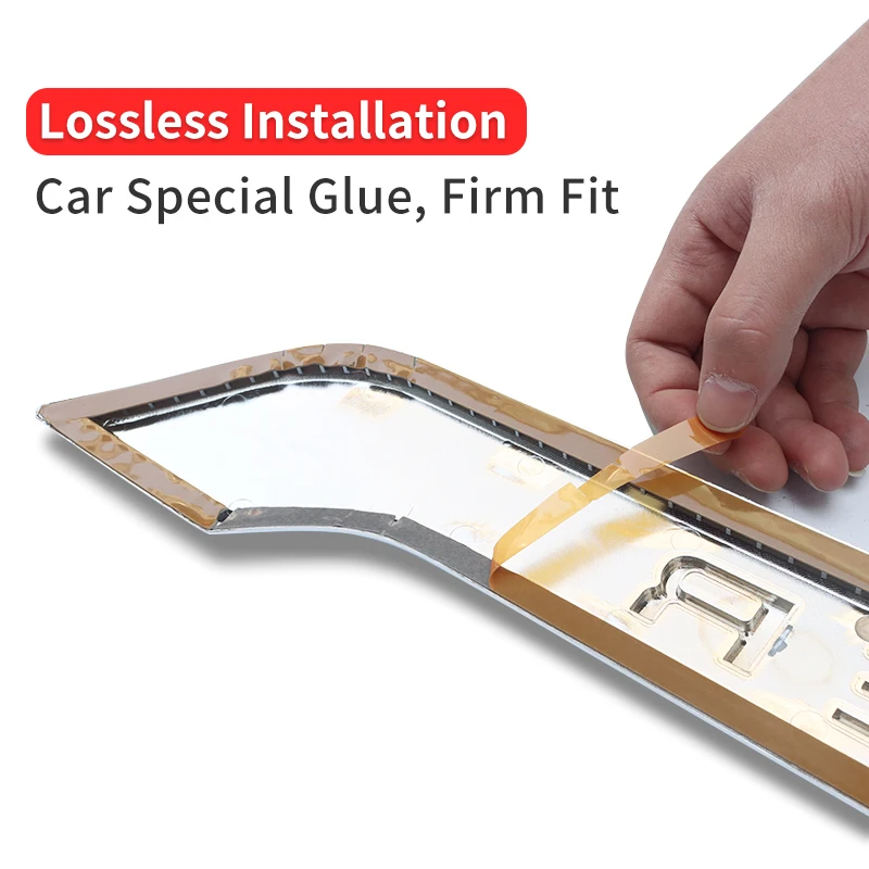 3D Tailgate Decorative Strip Cover For2021-2023 Land Cruiser 300 Lc300 Trunk Chrome Plated Strip Accessories Modification