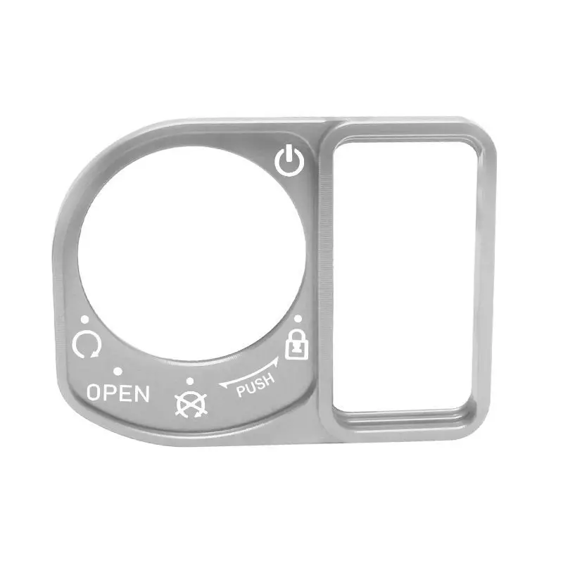 Acessórios da motocicleta interruptor de ignição capa fechadura da porta elétrica botão capa decoração adequada para honda pcx150/pcx125/adv150