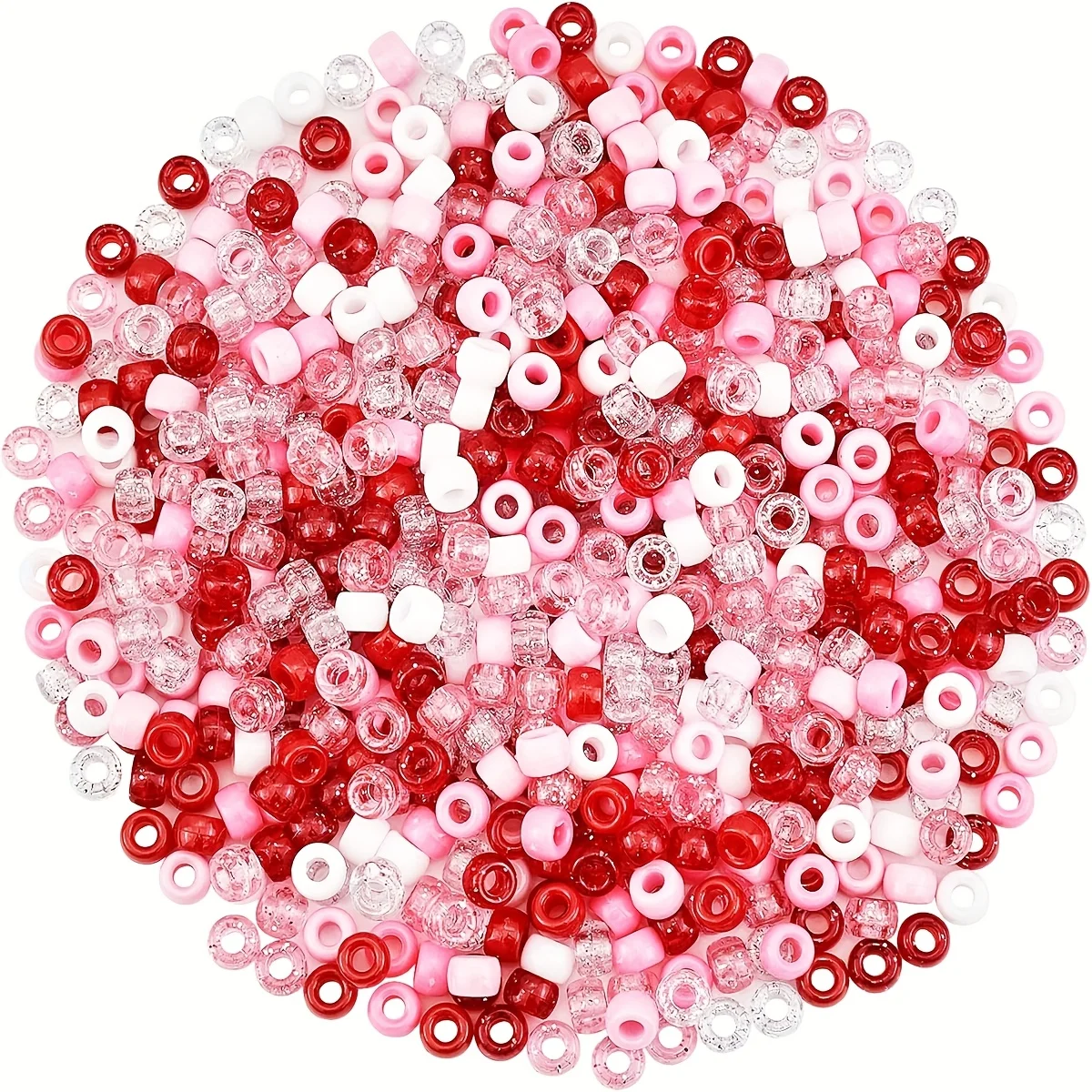 

1000 шт. пластиковых бусин в форме маленьких лошадок ко Дню святого Валентина, оптом, подходят для изготовления браслетов, украшений, подарков.