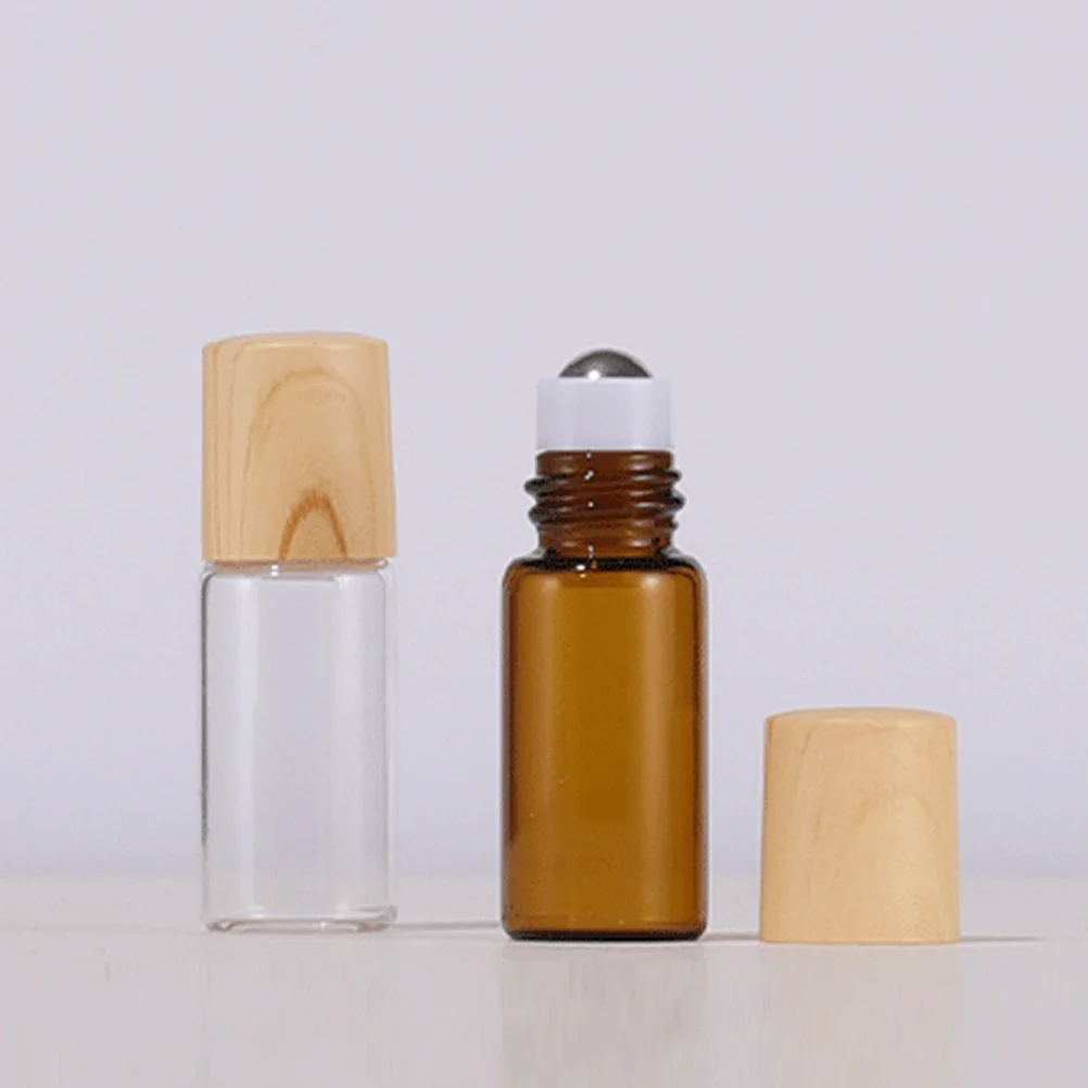 

10Pcs Glass Roller Bottles Essential Oil Roller Refillable Leak Proof Portable Roll on Bottles for Perfume Perfume Bottle