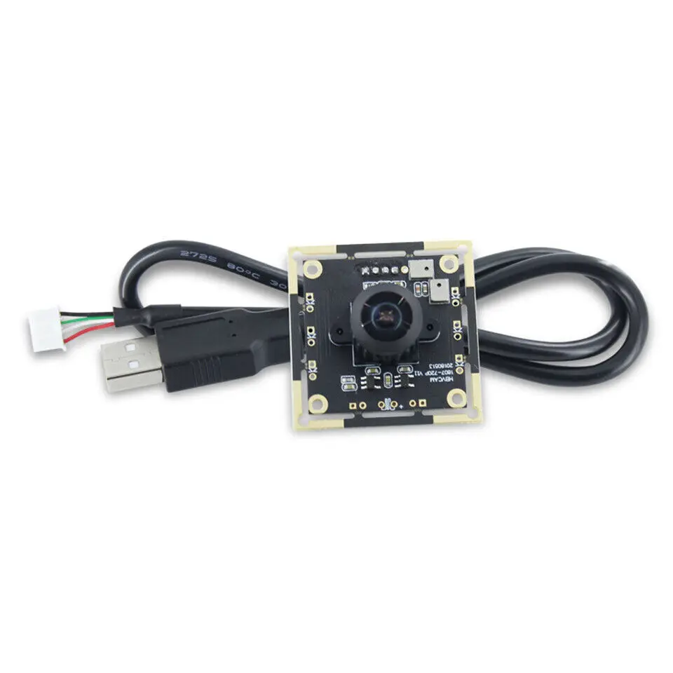 OV9732 Camera Module 160 Degree Wide-angle Lens 1MP 720P HD USB Camera PCB Board Adjustable Manual Focus MJPG/YUY2