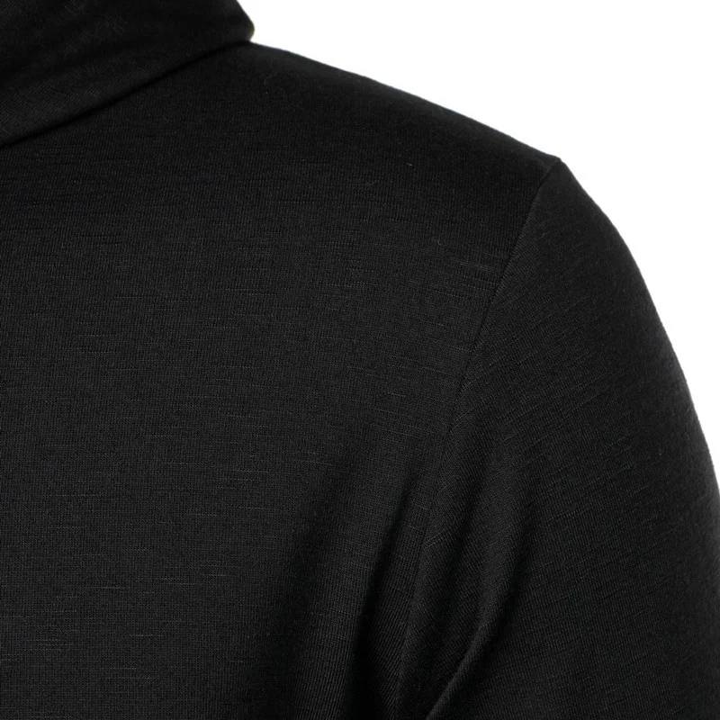 Männer Baumwolle T-shirt Kurzarm Mit Kapuze Einfarbig Slim Fit Männlich Atmungsaktive Sport Tees Leichte Fitness Männlich Casual Tops – Detail 13