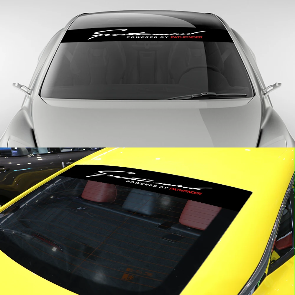 ملصقات الزجاج الأمامي للسيارة لنيسان قاشقاي ليف 370Z 350Z جوك ميكرا NV200 أرمادا الكبرى ركلات ملحقات التصميم الخارجي