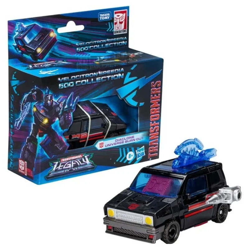 Takara Tomy Hasbro Transformers Legacy Clampdown Diaclone Velocitron Road Hauler Blurr Deluxe figura de acción adornos figura de juguete