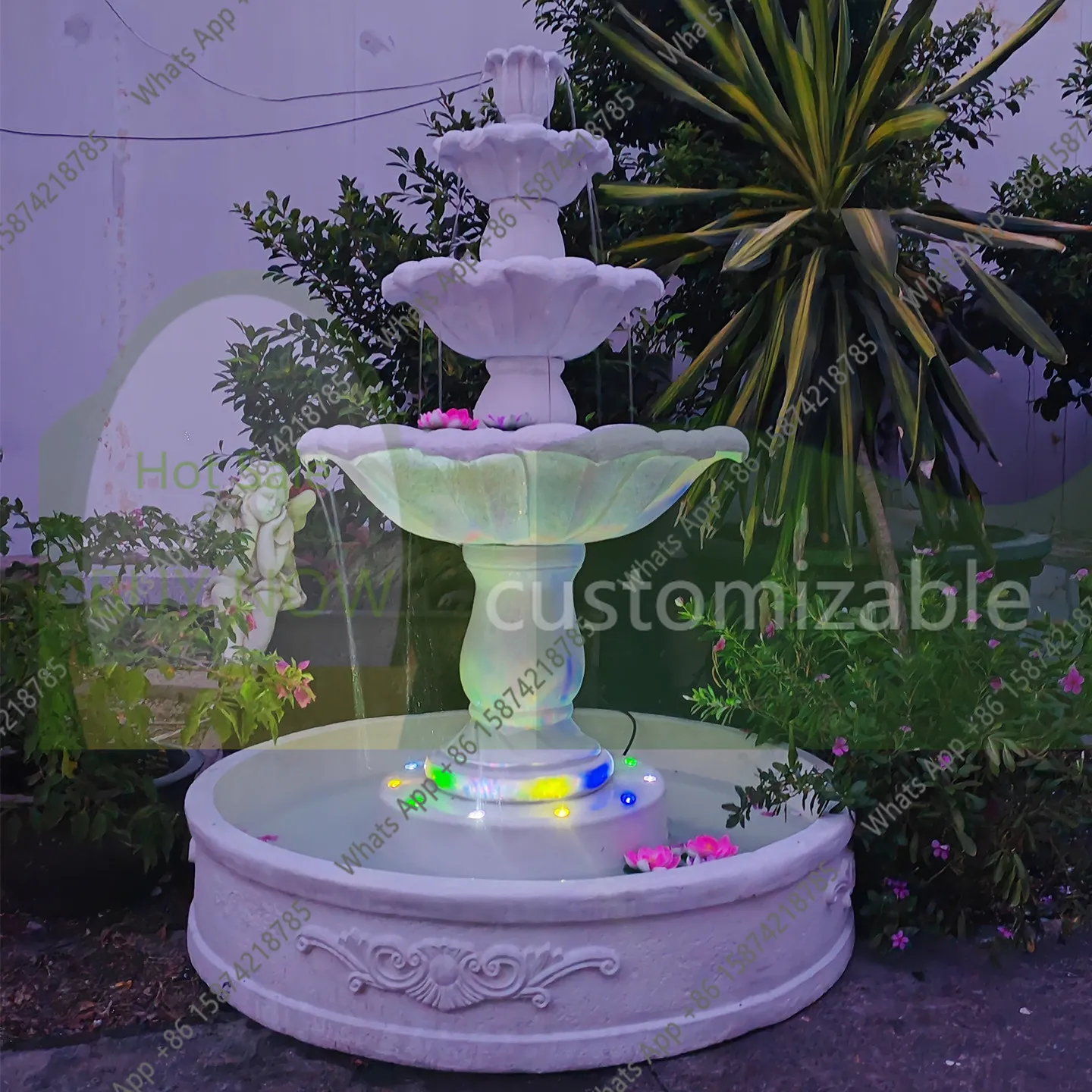 

Z45-Outdoor courtyard garden European water fountain fish pond fountain landscaping decoration wedding landscape wishing pool