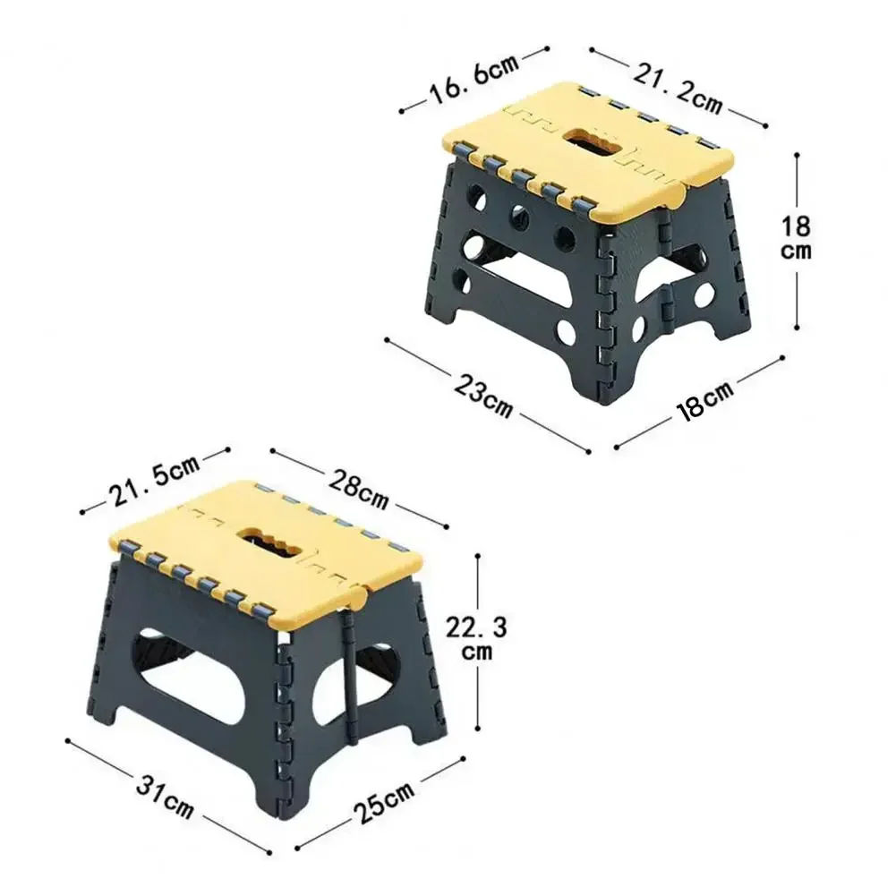 Portable outdoor chairs Non-slip Base Camping Chair Easy to Carry Take Rest Practical Compact Foot Stool Light-Weight Folding