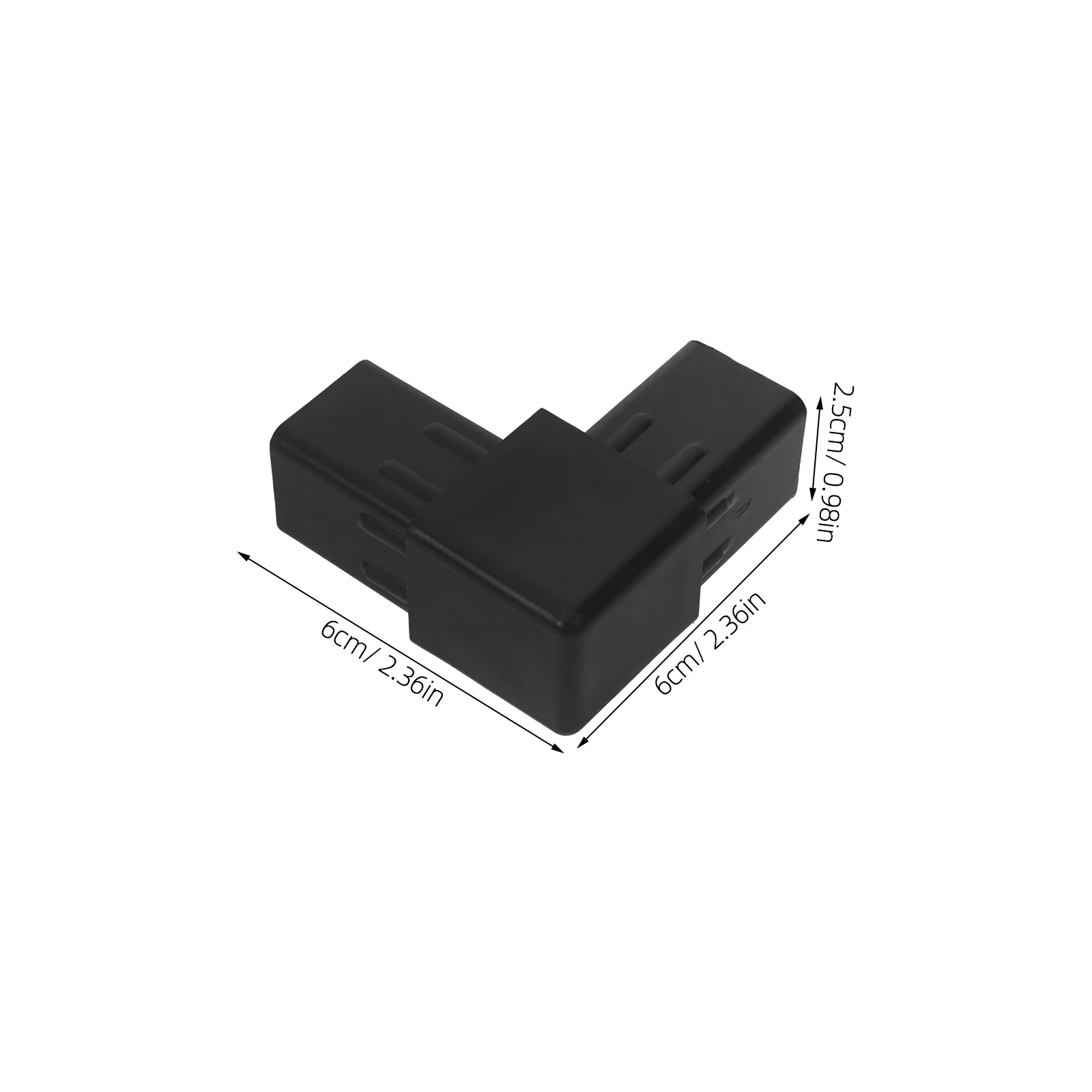 10pcs Tubing Connector L Shape Plastic Pipe Fittings Joint Adapter Support Tube Connectors Tubing Joints