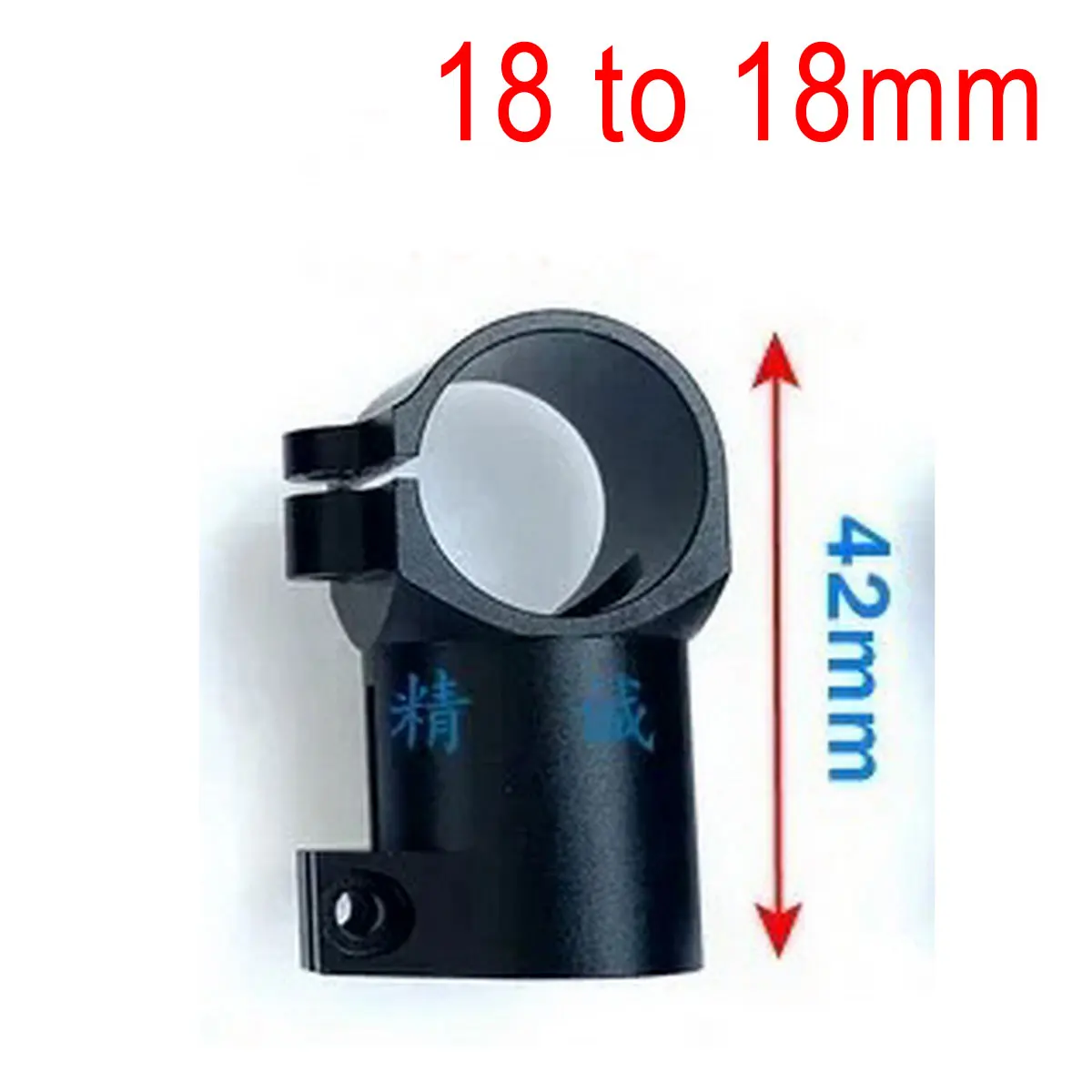 Train d'atterrissage UAV multi-axes à voilure fixe, accessoires de connexion en T 16/18/20/25/30mm, collier de serrage en alliage d'aluminium, Tube en Fiber de carbone