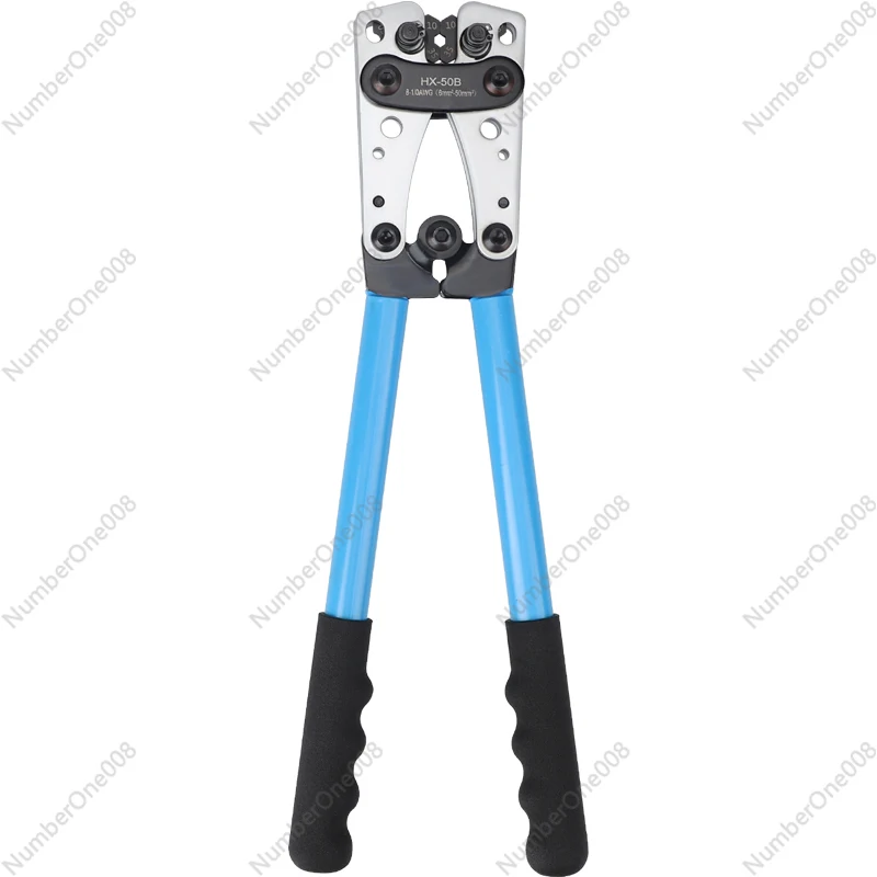 HX-50B Wiring Terminal Crimping Pliers SC/JG/UT/OT Copper Nose Wire Cable Joint Fast Hand Pressure Pliers