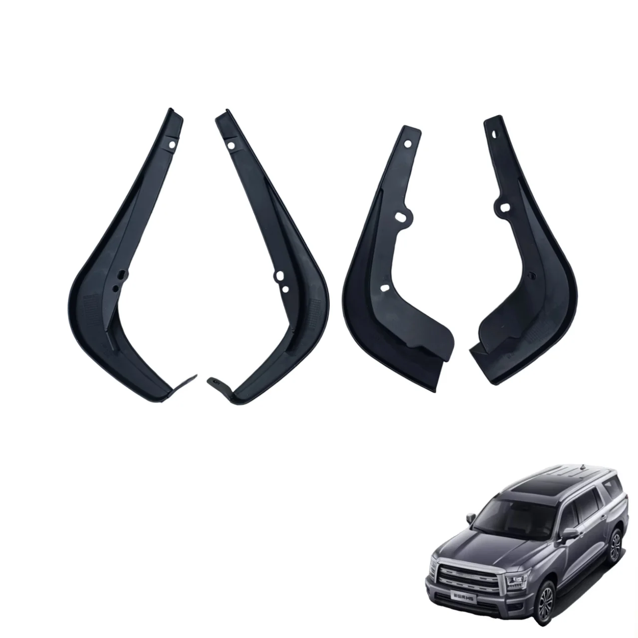 

4pcs Mud Flap Front Rear Mudguards Wheel Protector for Haval H5 2023 2024 Fender Flaps Anti-splash Car Accessories