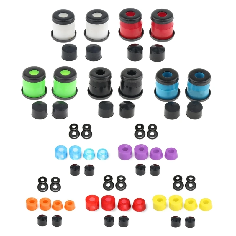 Longboards Part Longboards Bushings PU Suit Shockproof Replacement Bushings Set