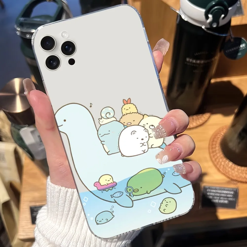 Casing ponsel s-sumikko g-gurashi, casing pelindung ponsel ULTRA transparan untuk Samsung Galaxy S20 S22 S23 A71 FE Lite Plus S21