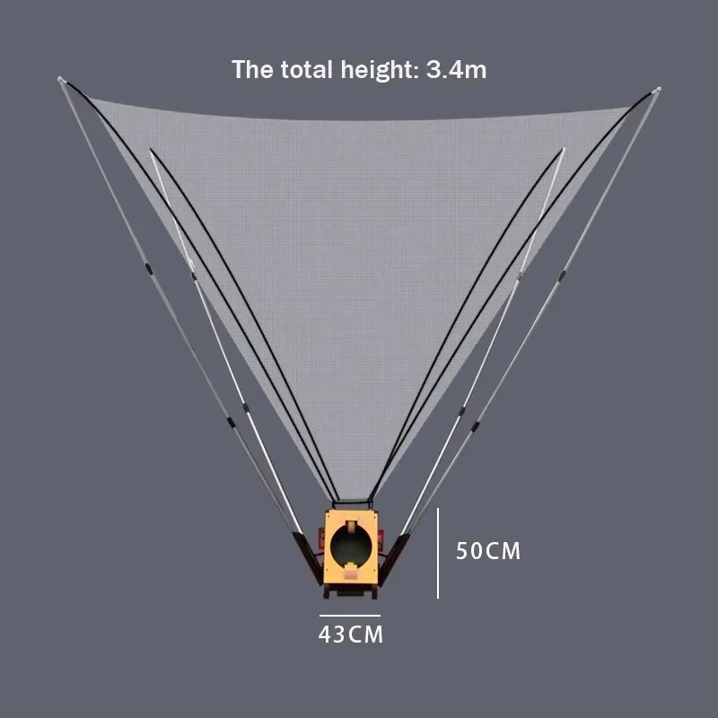 

【Hot Sale】Basketball Shooting Machine Automatic Shoot Rebounder Net Shooter Potable Indoor Outdoor Basketball Training Equipment