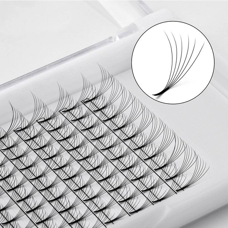 

6D Short Stem Lashes Premade Fan Eyelashes Extension Individual Lashes maquiagem Cluster Russian Lash Fans