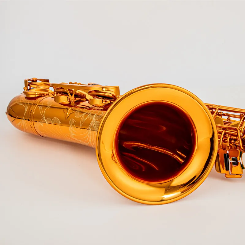 High Quality Popular Bb Tenor Saxophone Rose gold sax Musical instrument With Case All Accessories