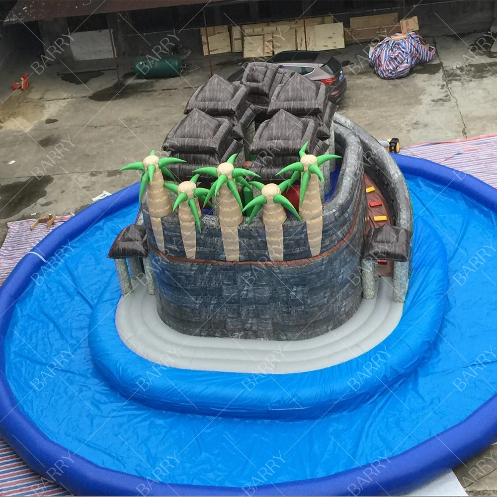 Water Play Equipment Inflatable Water Park On Ground Amusement Park Attractions For Inflatable Aquapark Water Park