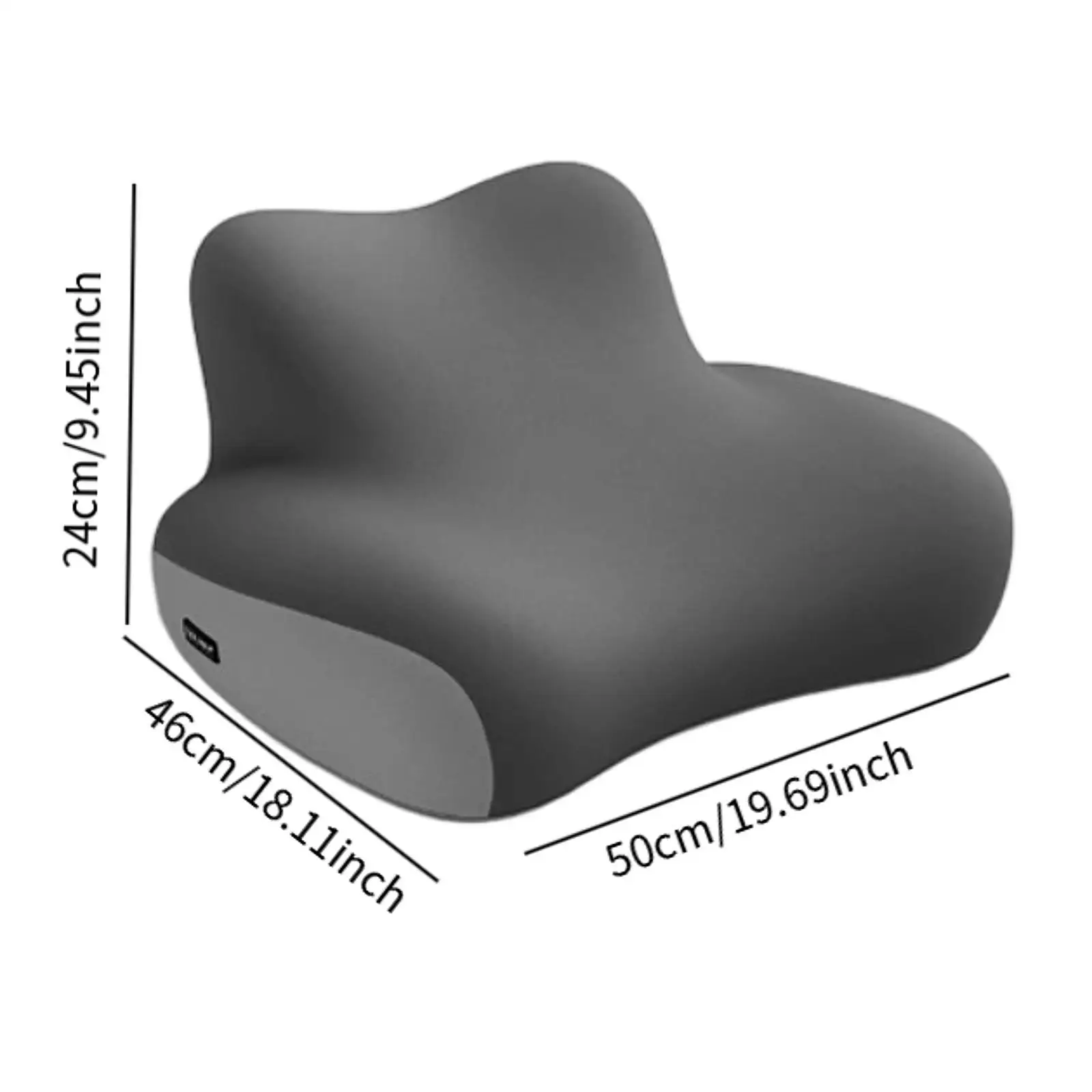 Comfortable Reading Pillow for Bed Backrest Incline Cushion Memory Foam Body Position Support for TV Daybed