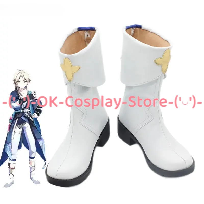 

Game Honkai Star Rail Yanqing Cosplay Shoes Honkai Impact 3 Cosplay Prop Halloween Carnival Boots PU Leather Shoes Custom Made