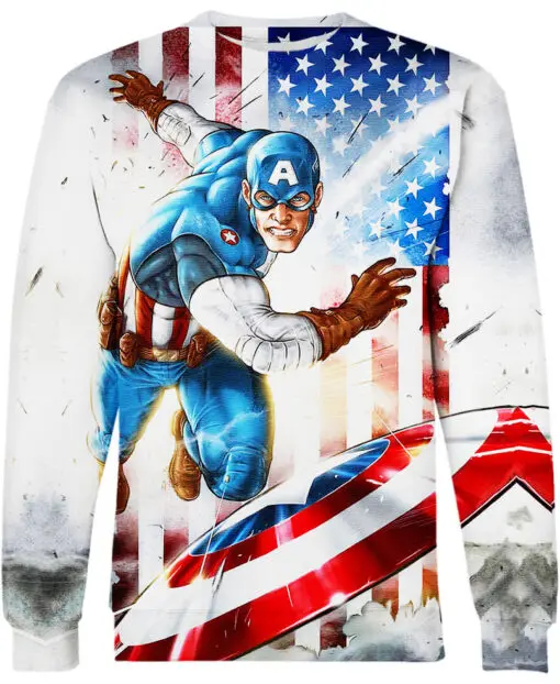 Captain America Men's Hoodie Deadpool Boys Girls Pullover 3D Printing Marvel Top Wolverine Men's Pullover New Men's Clothing