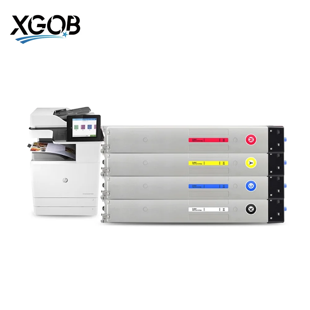 

1PCS W9050MC Toner Cartridge For HP laserJet MFP E87640Z E87650Z E87660Z High Compatible Color Toner BK 800G CMY 600G