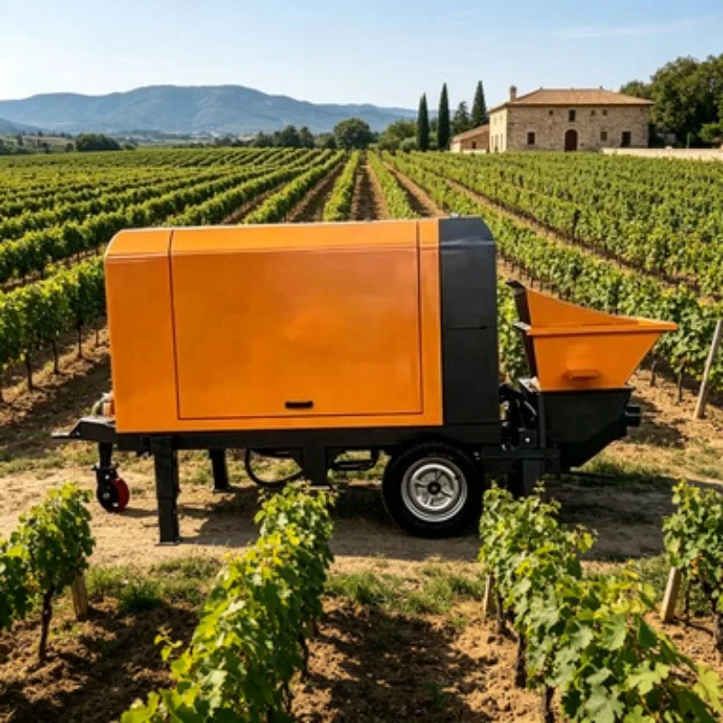 Electric Concrete Pump Concrete Mixer Machine Stationary Grout Pump Trailer Concrete Pump 35m3h for Building Use