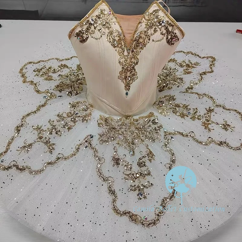 

Новая юбка-пачка цвета слоновой кости на заказ, пакита, спящая красавица, вариация, балет, конкурс, выступление, юбка-пачка для взрослых и детей