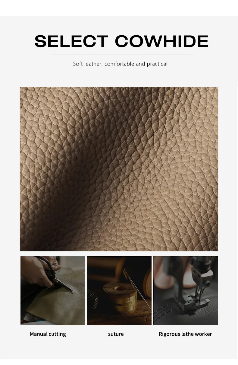 Echte Leder-Umhängetasche für Damen, hochwertige Unterarmtasche, exquisites Design in Knödelform, weiße Einzelschultertasche – Detail 7
