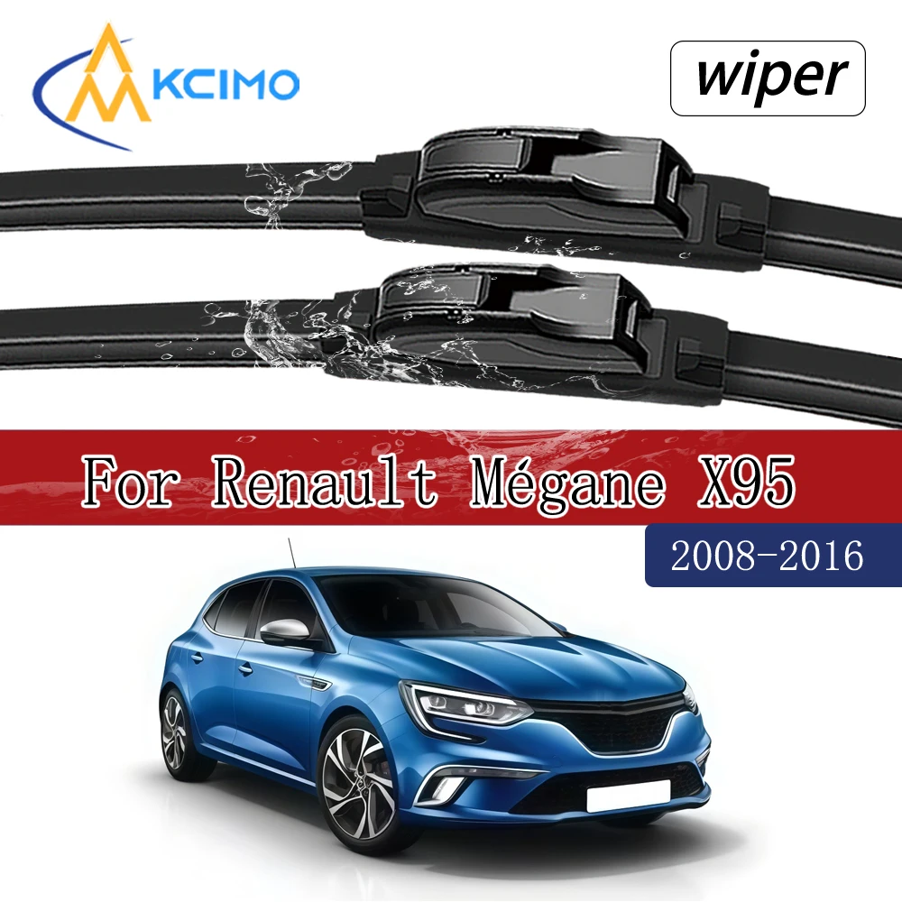 

Бесшумные дворники для лобового стекла, прямая замена оригинальным, для Renault Mégane 2008-2016, передние щетки стеклоочистителя, без разводов, простая установка