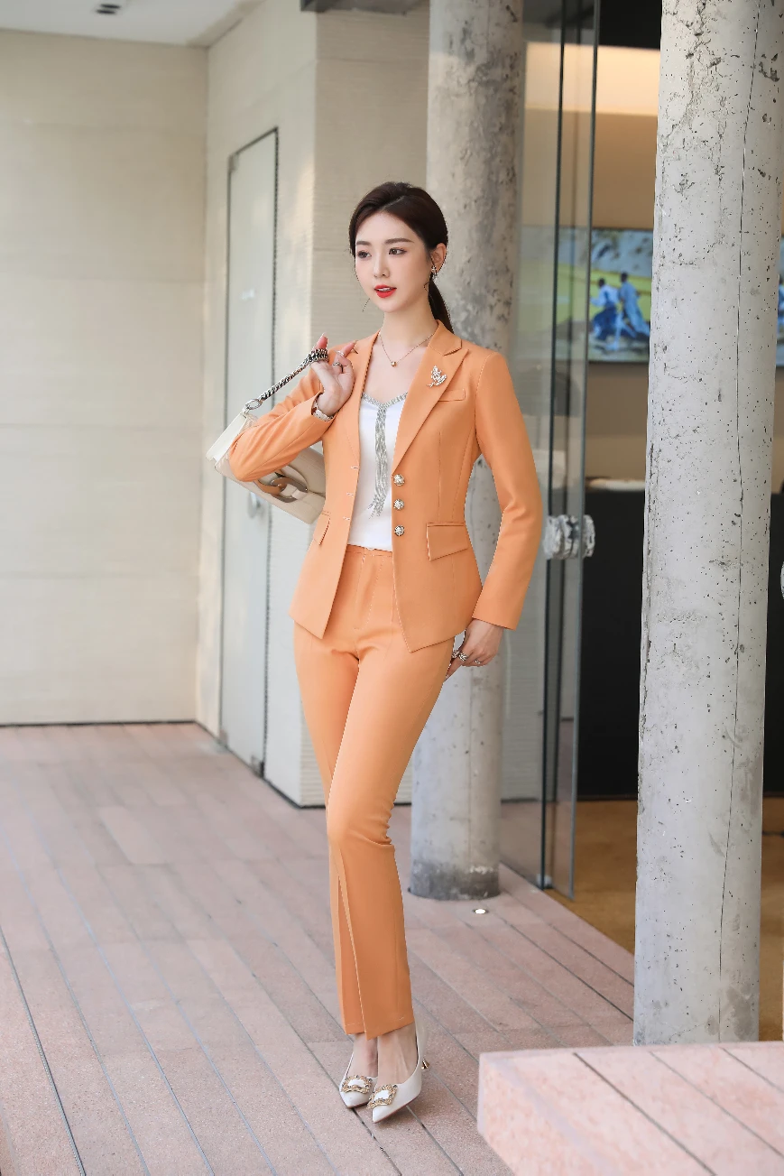 

Women's Professional Suit Pantsuits, Highest Temperament to Make You Unique, Autumn and Winter Fashion, New