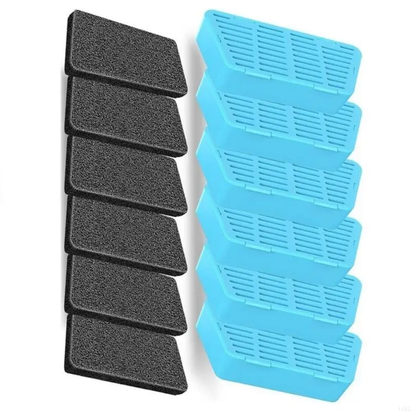 L8re Filtros reemplazo y esponjas para dispensador agua fuente agua mascotas automáticas