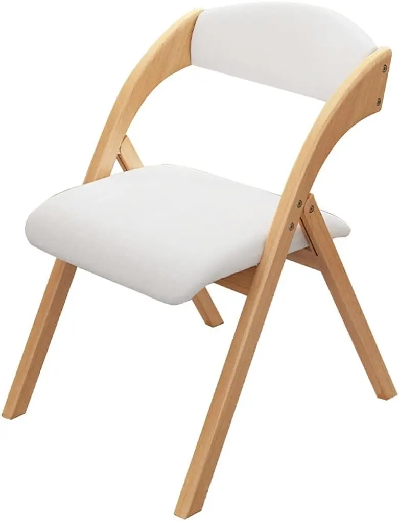 

Folding Chairs With Padded Seats,Home Comfortable Dining Chair Learning Chair, Single Comfortable Backrest Lounge Chair On The