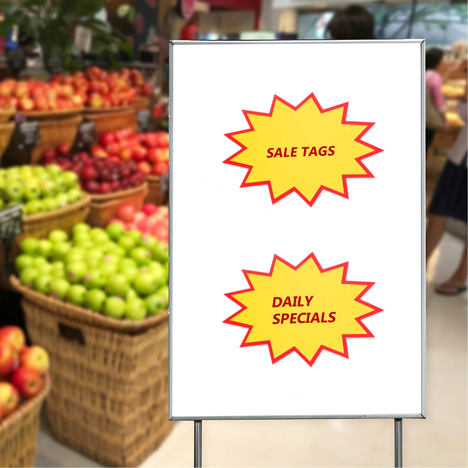 

200Pcs Price Burst Signs Retail Price Tags Paper Sale Labels for Shops Supermarket Display Advertising Labels