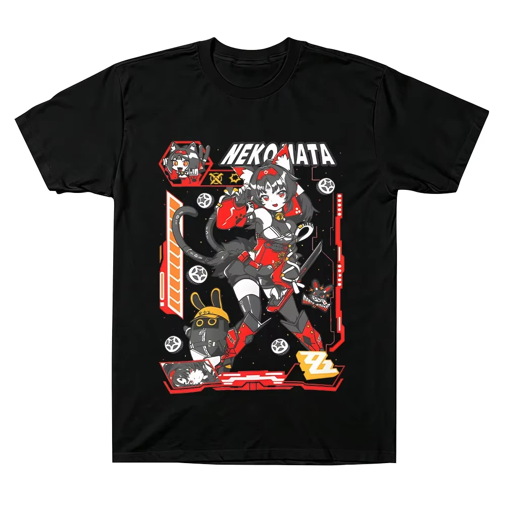Zenless Zone Zero T-shirt Summer Short Sleeve Male Tshirts Casual Fashion Oversized Unisex Streetwear Trendy Cotton Couples soft