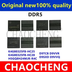 (1 pezzo) 100% test DDR5 8G K4G80325FB-HC03 K4G80325FB-HC25 K4G80325FB-HC28 H5GQ8H24MJR-R0C H5GQ8H24MJR-R4C Chipset BGA