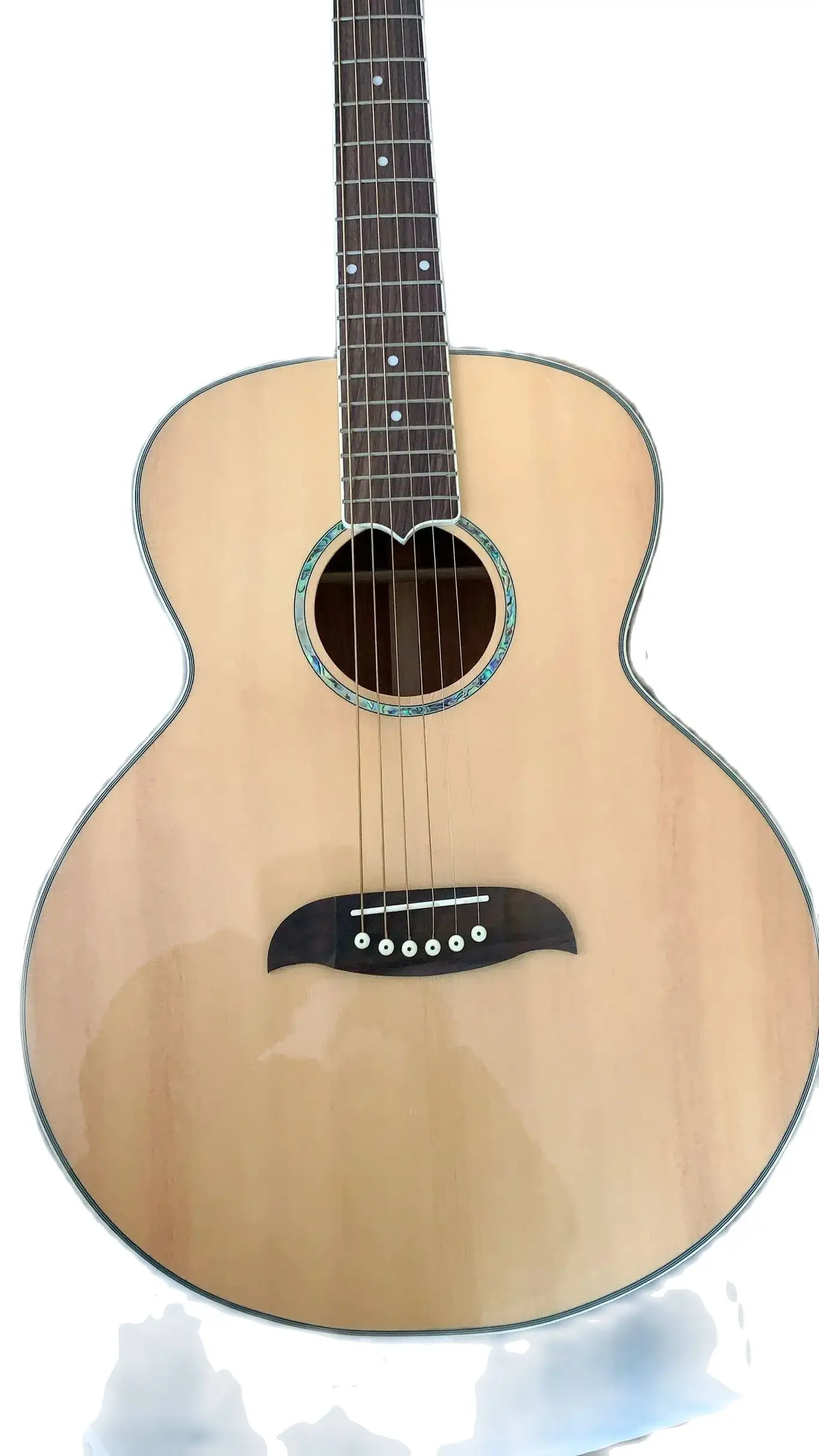 In Stock 42# Baritone Acoustic (Electric) Guitar In Natural 20200327