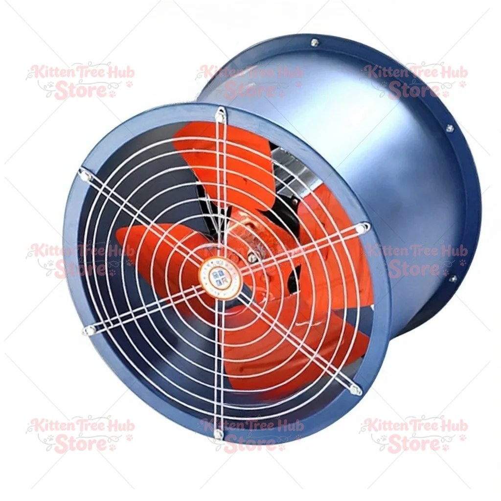 High-Speed 220V/380V Industrial Exhaust Fan Ventilation Wall Mounted  Axial Flow Fan