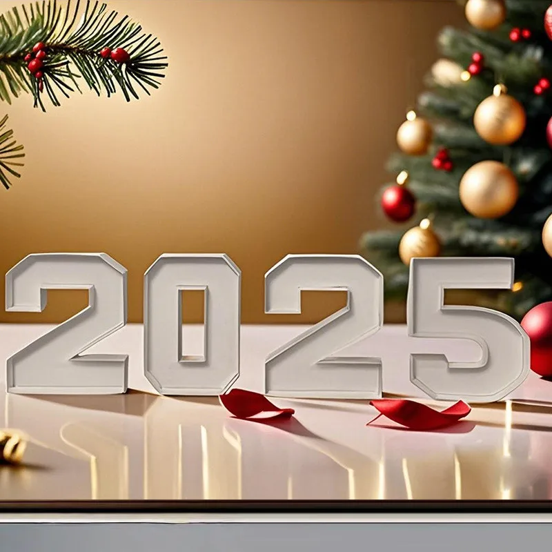 

Коробка для конфет с цифрами 2025, коробка для закусок, фруктовое блюдо, тарелка Dim Sum, бумажная коробка для дня рождения, юбилея, вечеринки, контейнер для конфет