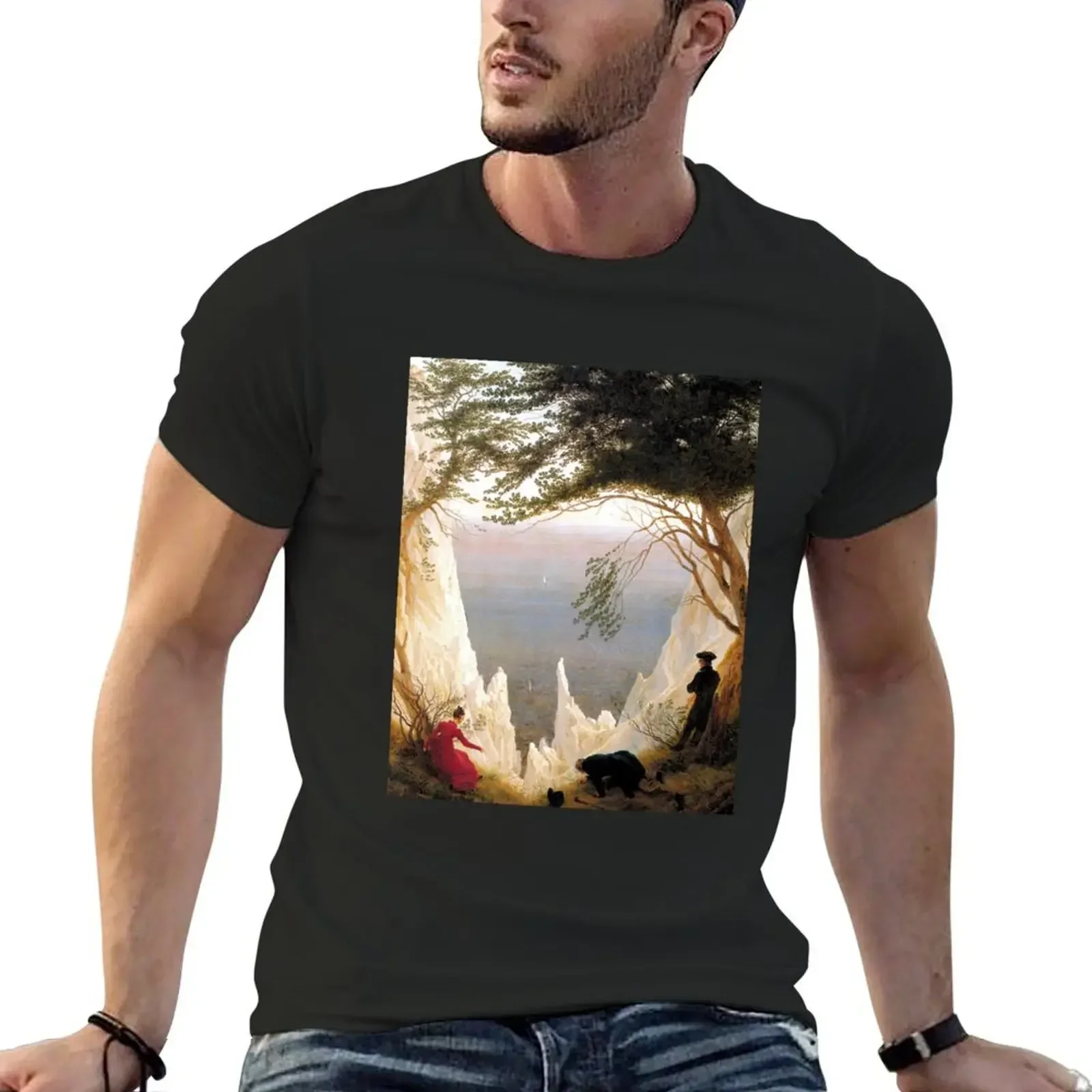 Chalk Cliffs on Rügen T-Shirt sports fans cute tops anime clothes funny t shirts men