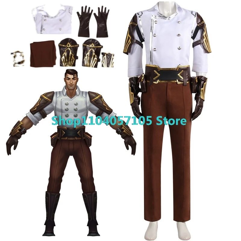 Arcane cosplay Jayce costume LOL Arcane 2 for Adult Fantasia Halloween Carnival Roleplay Disguise Suit anime party cosplay